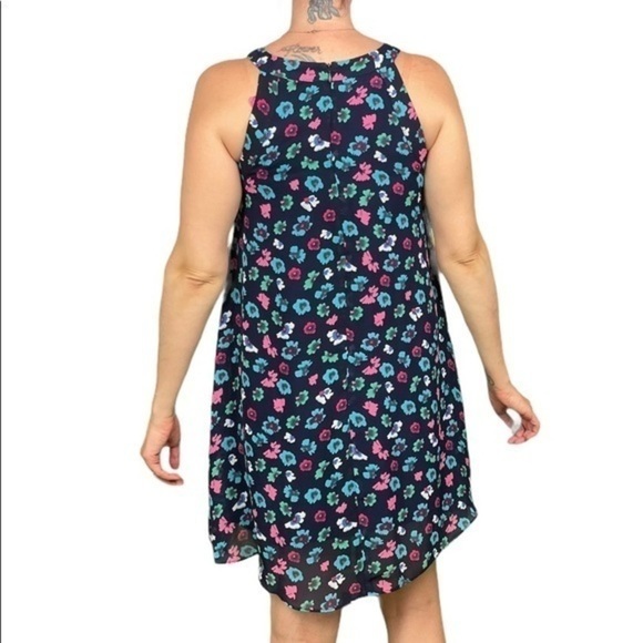 BETSY JOHNSON Navy Floral Shift Dress 4 - Picture 4 of 15